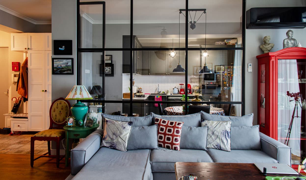 Renovation 9 – Bold Colors and Distinctive Design in One Space